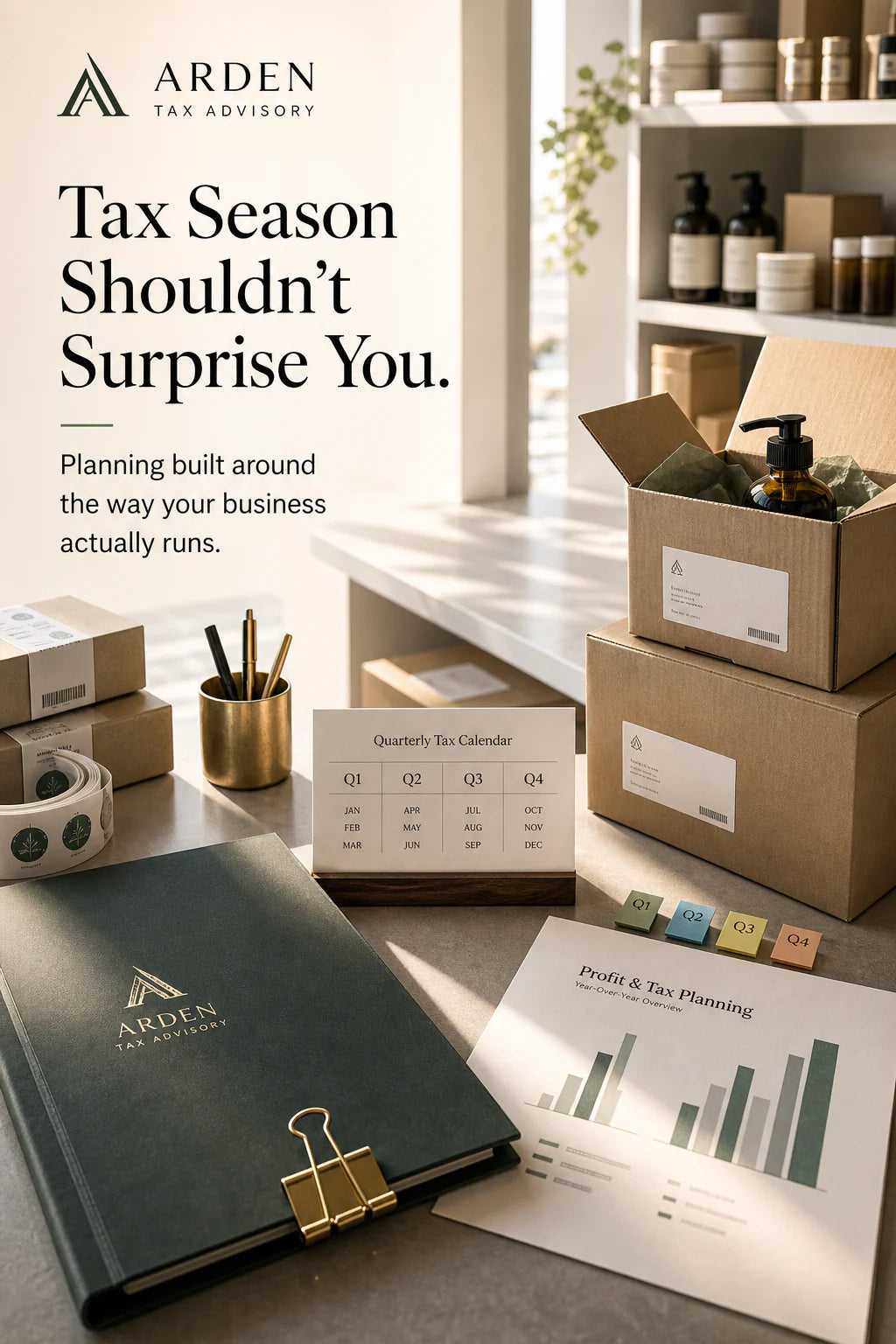 Arden Tax Advisory service static ad